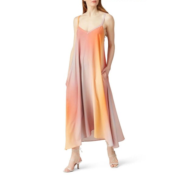 Veda Dresses & Skirts - VEDA fiesta Sunset Ombré Maxi  Dress Size Small‎